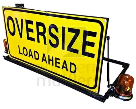 flip up oversize load signs.